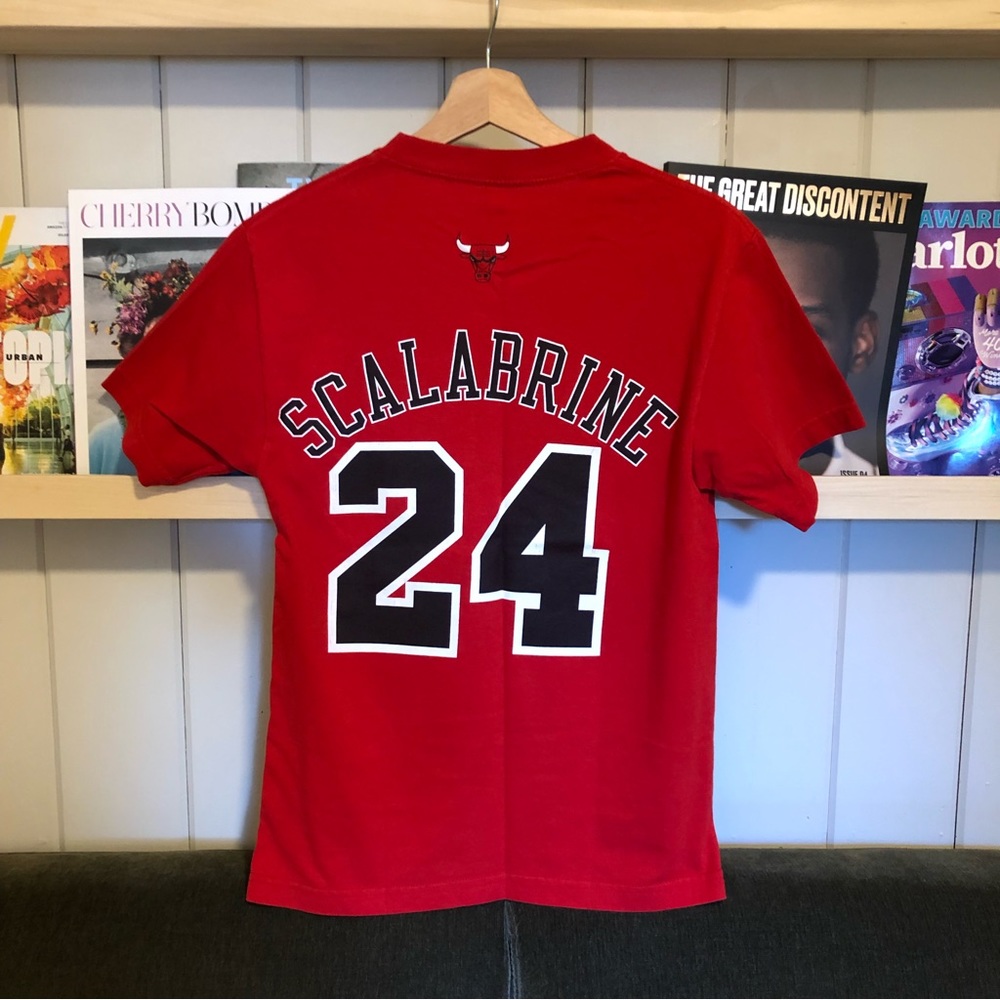 Adidas NBA Brian “The White Mamba” Scalabrine Chicago Bulls Shirt